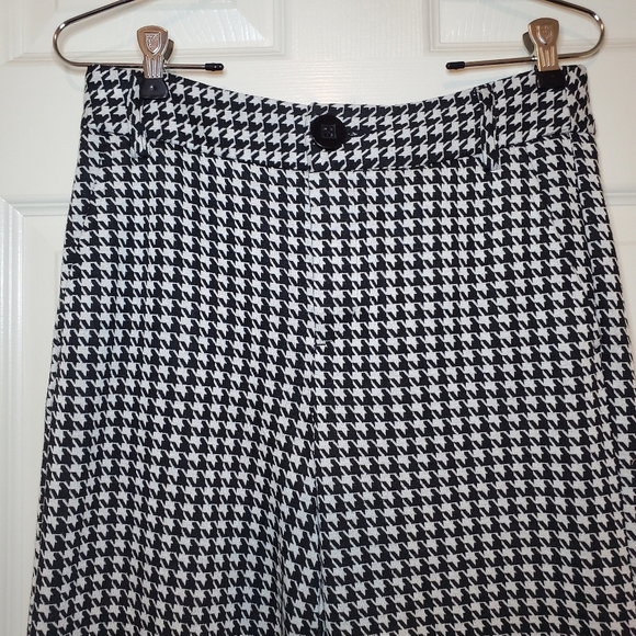 Cabi Sz 4 Black White Houndstooth Trouser - Picture 2 of 10